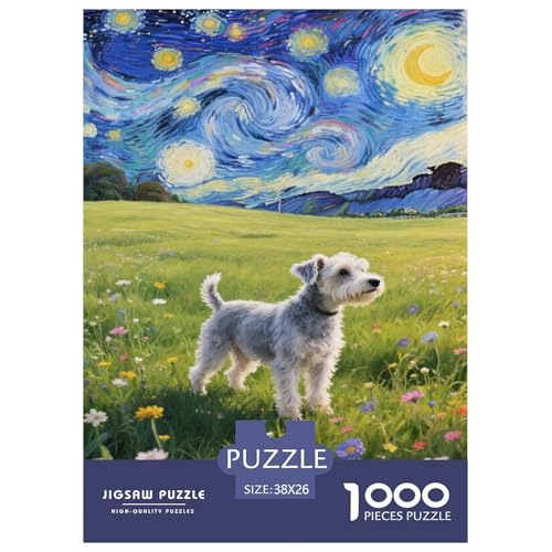 Puzzle Schnauzer Aus 1000 Stücken Für Erwachsene,Blumenfeld EIN Unmögliches Geschicklichkeitsspiel, Lernspiel Spielzeug Geschenk Home-Dekoration 38x26cm/1000pcs Puzzle Schnauzer Aus 1000 Stücken Für Erwachsene,Blumenfeld EIN Unmögliches Geschicklichkeitsspiel, Lernspiel Spielzeug Geschenk Home-Dekoration 38x26cm/1000pcs von YYVKPMLXC