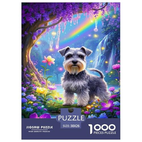 Puzzle Schnauzer Aus 1000 Stücken Für Erwachsene,Fantasy Waldlandschaft Anspruchsvolles Spielzeug Familien-Puzzlespiel Home-Dekoration 38x26cm/1000pcs Puzzle Schnauzer Aus 1000 Stücken Für Erwachsene,Fantasy Waldlandschaft Anspruchsvolles Spielzeug Familien-Puzzlespiel Home-Dekoration 38x26cm/1000pcs von YYVKPMLXC