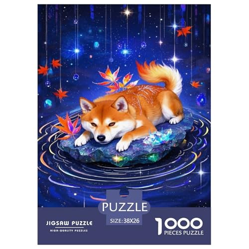 Puzzle Shiba Inu-Hund Mit 1000 Teilen Für Erwachsene,Fantastische Sternenhimmel EIN Unmögliches Geschicklichkeitsspiel Lernspiel Spielzeug Geschenk Home-Dekoration 38x26cm/1000pcs Puzzle Shiba Inu-Hund Mit 1000 Teilen Für Erwachsene,Fantastische Sternenhimmel EIN Unmögliches Geschicklichkeitsspiel Lernspiel Spielzeug Geschenk Home-Dekoration 38x26cm/1000pcs von YYVKPMLXC