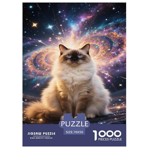 Puzzle Siamesenkater Mit 1000 Teilen Für Erwachsene,Fantastische Sternenhimmel EIN Unmögliches Geschicklichkeitsspiel Familien-Puzzlespiel Home-Dekoration 70x50cm/1000pcs Puzzle Siamesenkater Mit 1000 Teilen Für Erwachsene,Fantastische Sternenhimmel EIN Unmögliches Geschicklichkeitsspiel Familien-Puzzlespiel Home-Dekoration 70x50cm/1000pcs von YYVKPMLXC