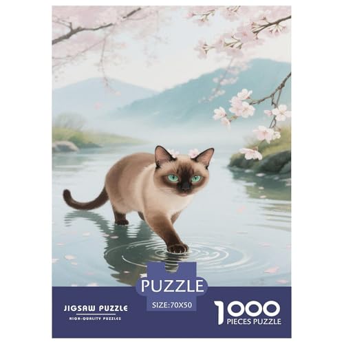 Puzzle Somali Katze Aus 1000 Stücken Für Erwachsene,Berg- und Wasserlandschaft Anspruchsvolles Spielzeug Familien-Puzzlespiel Home-Dekoration 70x50cm/1000pcs Puzzle Somali Katze Aus 1000 Stücken Für Erwachsene,Berg- und Wasserlandschaft Anspruchsvolles Spielzeug Familien-Puzzlespiel Home-Dekoration 70x50cm/1000pcs von YYVKPMLXC