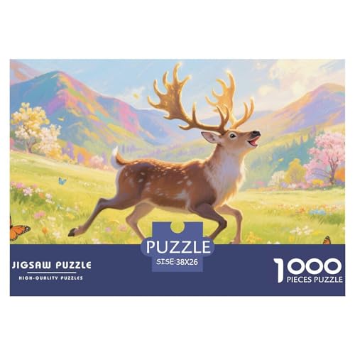 Puzzle Spotted Hirsch Mit 1000 Teilen Für Erwachsene,Farbige Berge Herausforderungsspielzeug Denksport-Puzzle Home-Dekoration 38x26cm/1000pcs Puzzle Spotted Hirsch Mit 1000 Teilen Für Erwachsene,Farbige Berge Herausforderungsspielzeug Denksport-Puzzle Home-Dekoration 38x26cm/1000pcs von YYVKPMLXC