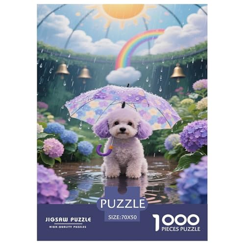 Puzzle Teacup-Pudel Aus 1000 Stücken Für Erwachsene,Regnerische Landschaft EIN Unmögliches Geschicklichkeitsspiel, Lernspiel Spielzeug Geschenk Home-Dekoration 70x50cm/1000pcs Puzzle Teacup-Pudel Aus 1000 Stücken Für Erwachsene,Regnerische Landschaft EIN Unmögliches Geschicklichkeitsspiel, Lernspiel Spielzeug Geschenk Home-Dekoration 70x50cm/1000pcs von YYVKPMLXC