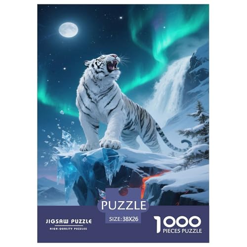 Puzzle Tiger Mit 1000 Teilen Für Erwachsene,EIS- und Schneelandschaft EIN Unmögliches Geschicklichkeitsspiel Lernspiel Spielzeug Geschenk Home-Dekoration 38x26cm/1000pcs Puzzle Tiger Mit 1000 Teilen Für Erwachsene,EIS- und Schneelandschaft EIN Unmögliches Geschicklichkeitsspiel Lernspiel Spielzeug Geschenk Home-Dekoration 38x26cm/1000pcs von YYVKPMLXC