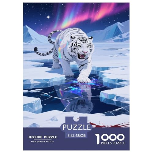 Puzzle Tiger Mit 1000 Teilen Für Erwachsene,Eiskund Schneelandschaft EIN Unmögliches Geschicklichkeitsspiel Familien-Puzzlespiel Home-Dekoration 38x26cm/1000pcs Puzzle Tiger Mit 1000 Teilen Für Erwachsene,Eiskund Schneelandschaft EIN Unmögliches Geschicklichkeitsspiel Familien-Puzzlespiel Home-Dekoration 38x26cm/1000pcs von YYVKPMLXC