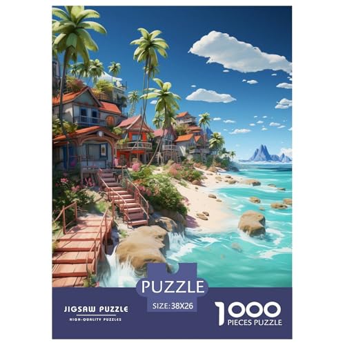 Puzzle Urlaubsbucht 1000 Stücken Für Erwachsene,Tropischer Strand EIN Unmögliches Geschicklichkeitsspiel Lernspiel Spielzeug Geschenk Home-Dekoration 38x26cm/1000pcs Puzzle Urlaubsbucht 1000 Stücken Für Erwachsene,Tropischer Strand EIN Unmögliches Geschicklichkeitsspiel Lernspiel Spielzeug Geschenk Home-Dekoration 38x26cm/1000pcs von YYVKPMLXC
