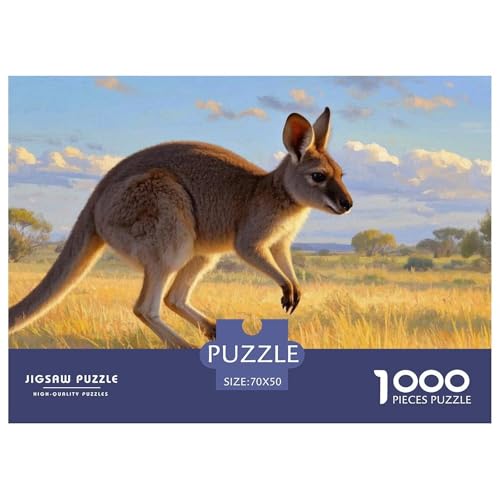 Puzzle Wallaby Mit 1000 Teilen Für Erwachsene,Graslandschaft EIN Unmögliches Geschicklichkeitsspiel Lernspiel Spielzeug Geschenk Home-Dekoration 70x50cm/1000pcs Puzzle Wallaby Mit 1000 Teilen Für Erwachsene,Graslandschaft EIN Unmögliches Geschicklichkeitsspiel Lernspiel Spielzeug Geschenk Home-Dekoration 70x50cm/1000pcs von YYVKPMLXC