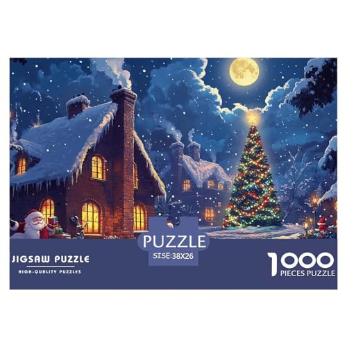 Puzzle Weihnachtsbaum 1000 Stücken Für Erwachsene,Schneestadt EIN Unmögliches Geschicklichkeitsspiel Lernspiel Spielzeug Geschenk Home-Dekoration 38x26cm/1000pcs Puzzle Weihnachtsbaum 1000 Stücken Für Erwachsene,Schneestadt EIN Unmögliches Geschicklichkeitsspiel Lernspiel Spielzeug Geschenk Home-Dekoration 38x26cm/1000pcs von YYVKPMLXC