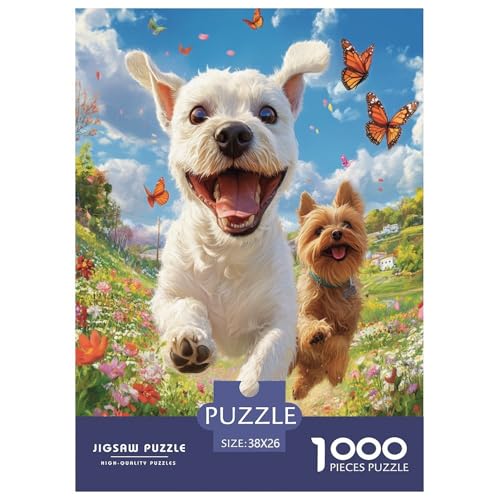 Puzzle West Highland White Terrier Mit 1000 Teilen Für Erwachsene,Außen Blumengefüllt EIN Unmögliches Geschicklichkeitsspiel Familien-Puzzlespiel Home-Dekoration 38x26cm/1000pcs Puzzle West Highland White Terrier Mit 1000 Teilen Für Erwachsene,Außen Blumengefüllt EIN Unmögliches Geschicklichkeitsspiel Familien-Puzzlespiel Home-Dekoration 38x26cm/1000pcs von YYVKPMLXC