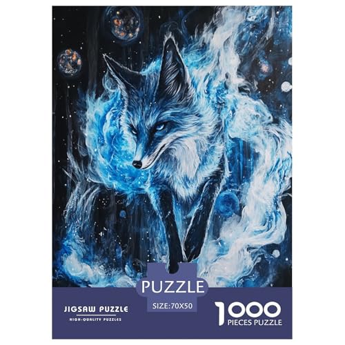 Puzzle Wolf 1000 Stücken Für Erwachsene,Fantasie Kunst EIN Unmögliches Geschicklichkeitsspiel Lernspiel Spielzeug Geschenk Home-Dekoration 70x50cm/1000pcs Puzzle Wolf 1000 Stücken Für Erwachsene,Fantasie Kunst EIN Unmögliches Geschicklichkeitsspiel Lernspiel Spielzeug Geschenk Home-Dekoration 70x50cm/1000pcs von YYVKPMLXC