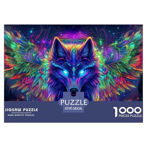 Puzzle Wolf Aus 1000 Stücken Für Erwachsene,Sternenhintergrund Herausforderungsspielzeug Denksport-Puzzle Home-Dekoration 38x26cm/1000pcs Puzzle Wolf Aus 1000 Stücken Für Erwachsene,Sternenhintergrund Herausforderungsspielzeug Denksport-Puzzle Home-Dekoration 38x26cm/1000pcs von YYVKPMLXC