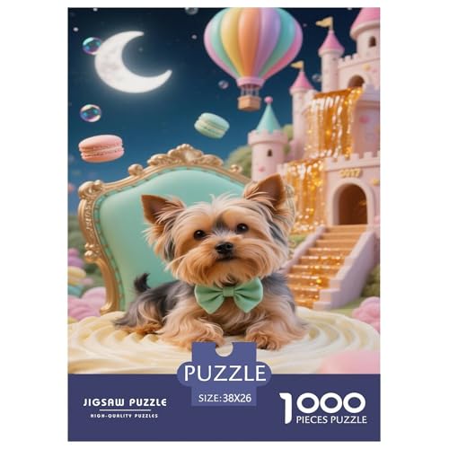 Puzzle Yorkshire Terrier-Welpe Aus 1000 Stücken Für Erwachsene,Dreamy Schloss EIN Unmögliches Geschicklichkeitsspiel, Lernspiel Spielzeug Geschenk Home-Dekoration 38x26cm/1000pcs Puzzle Yorkshire Terrier-Welpe Aus 1000 Stücken Für Erwachsene,Dreamy Schloss EIN Unmögliches Geschicklichkeitsspiel, Lernspiel Spielzeug Geschenk Home-Dekoration 38x26cm/1000pcs von YYVKPMLXC