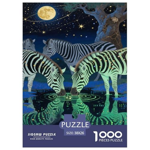 Puzzle Zebra Mit 1000 Teilen Für Erwachsene,Serene Sternenhimmel Anspruchsvolles Spielzeug Schnipselpuzzle, Intelligenz-Puzzle Home-Dekoration 38x26cm/1000pcs Puzzle Zebra Mit 1000 Teilen Für Erwachsene,Serene Sternenhimmel Anspruchsvolles Spielzeug Schnipselpuzzle, Intelligenz-Puzzle Home-Dekoration 38x26cm/1000pcs von YYVKPMLXC