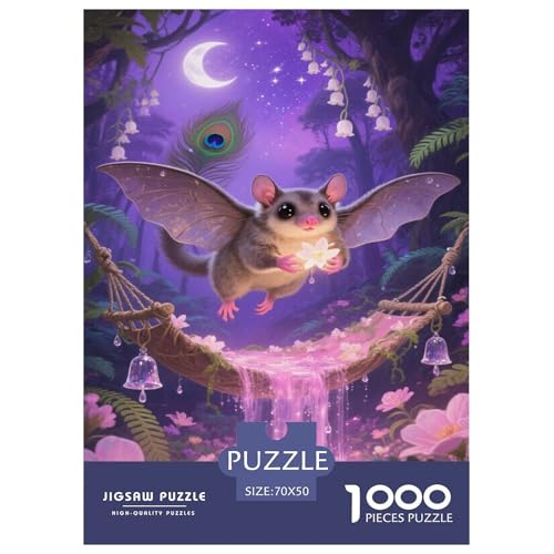Puzzle Zuckerfledermaus Aus 1000 Stücken Für Erwachsene,Fantastische Wald EIN Unmögliches Geschicklichkeitsspiel, Lernspiel Spielzeug Geschenk Home-Dekoration 70x50cm/1000pcs Puzzle Zuckerfledermaus Aus 1000 Stücken Für Erwachsene,Fantastische Wald EIN Unmögliches Geschicklichkeitsspiel, Lernspiel Spielzeug Geschenk Home-Dekoration 70x50cm/1000pcs von YYVKPMLXC