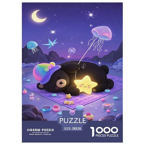 Puzzles Bär Mit 1000 Stücken Für Erwachsene,Dreamy Sternenhimmel Intelligenz-Puzzle Herausforderungsspielzeug, Familien-Puzzlespiel Home-Dekoration 38x26cm/1000pcs Puzzles Bär Mit 1000 Stücken Für Erwachsene,Dreamy Sternenhimmel Intelligenz-Puzzle Herausforderungsspielzeug, Familien-Puzzlespiel Home-Dekoration 38x26cm/1000pcs von YYVKPMLXC