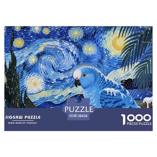 Puzzles Blauer Papagei Aus 1000 Teilen Für Erwachsene,Sternenhimmel EIN Unmögliches Geschicklichkeitsspiel Familien-Puzzlespiel Home-Dekoration 38x26cm/1000pcs Puzzles Blauer Papagei Aus 1000 Teilen Für Erwachsene,Sternenhimmel EIN Unmögliches Geschicklichkeitsspiel Familien-Puzzlespiel Home-Dekoration 38x26cm/1000pcs von YYVKPMLXC