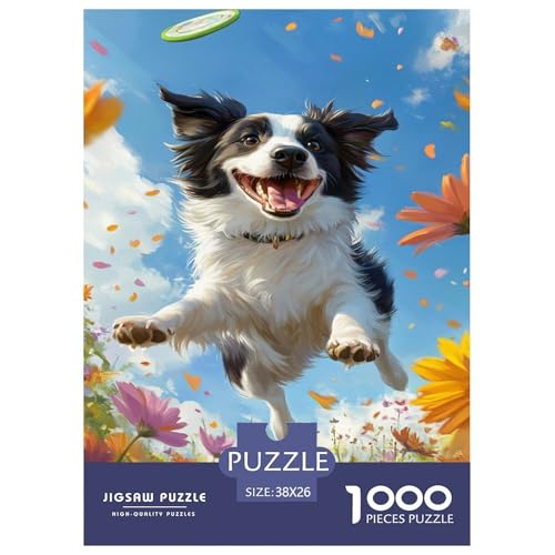 Puzzles Border Collie Aus 1000 Teilen Für Erwachsene,Frühlingsblume Denksport-Puzzle Anspruchsvolles Spielzeug, Familien-Puzzlespiel Home-Dekoration 38x26cm/1000pcs Puzzles Border Collie Aus 1000 Teilen Für Erwachsene,Frühlingsblume Denksport-Puzzle Anspruchsvolles Spielzeug, Familien-Puzzlespiel Home-Dekoration 38x26cm/1000pcs von YYVKPMLXC