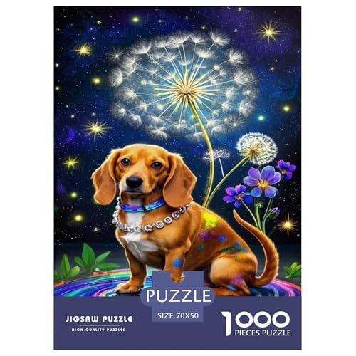 Puzzles Dackel Aus 1000 Teilen Für Erwachsene,Traumhafter Sternenhimmel EIN Unmögliches Geschicklichkeitsspiel Intelligenz-Puzzle Home-Dekoration 70x50cm/1000pcs Puzzles Dackel Aus 1000 Teilen Für Erwachsene,Traumhafter Sternenhimmel EIN Unmögliches Geschicklichkeitsspiel Intelligenz-Puzzle Home-Dekoration 70x50cm/1000pcs von YYVKPMLXC