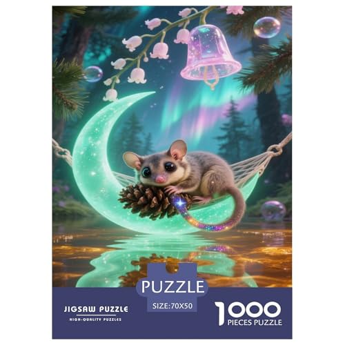 Puzzles Fliegender Eichhörnchen Aus 1000 Teilen Für Erwachsene,Fantastische Wald EIN Unmögliches Geschicklichkeitsspiel Familien-Puzzlespiel Home-Dekoration 70x50cm/1000pcs Puzzles Fliegender Eichhörnchen Aus 1000 Teilen Für Erwachsene,Fantastische Wald EIN Unmögliches Geschicklichkeitsspiel Familien-Puzzlespiel Home-Dekoration 70x50cm/1000pcs von YYVKPMLXC
