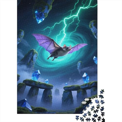 Puzzles Flugschabe Mit 1000 Stücken Für Erwachsene, Fantastische Landschaft EIN Unmögliches Geschicklichkeitsspiel Holzpuzzles Familien-Puzzlespiel Home-Dekoration 1000pcs (75x50cm) von YYVKPMLXC
