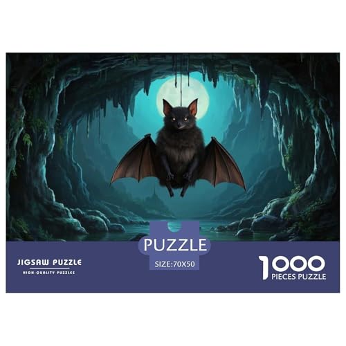 Puzzles Kleine Fledermaus Mit 1000 Stücken Für Erwachsene,Höhle Anspruchsvolles Spielzeug Intelligenz-Puzzle Home-Dekoration 70x50cm/1000pcs Puzzles Kleine Fledermaus Mit 1000 Stücken Für Erwachsene,Höhle Anspruchsvolles Spielzeug Intelligenz-Puzzle Home-Dekoration 70x50cm/1000pcs von YYVKPMLXC