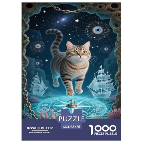 Puzzles Manx-Kater Aus 1000 Teilen Für Erwachsene,Fantastische Sternenhimmel EIN Unmögliches Geschicklichkeitsspiel Familien-Puzzlespiel Home-Dekoration 38x26cm/1000pcs Puzzles Manx-Kater Aus 1000 Teilen Für Erwachsene,Fantastische Sternenhimmel EIN Unmögliches Geschicklichkeitsspiel Familien-Puzzlespiel Home-Dekoration 38x26cm/1000pcs von YYVKPMLXC