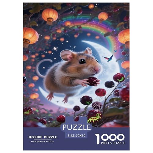 Puzzles Meerschweinchen Aus 1000 Teilen Für Erwachsene,Fantastische Nacht Szene Anspruchsvolles Spielzeug Schnipselpuzzle Familien-Puzzlespiel Home-Dekoration 70x50cm/1000pcs Puzzles Meerschweinchen Aus 1000 Teilen Für Erwachsene,Fantastische Nacht Szene Anspruchsvolles Spielzeug Schnipselpuzzle Familien-Puzzlespiel Home-Dekoration 70x50cm/1000pcs von YYVKPMLXC