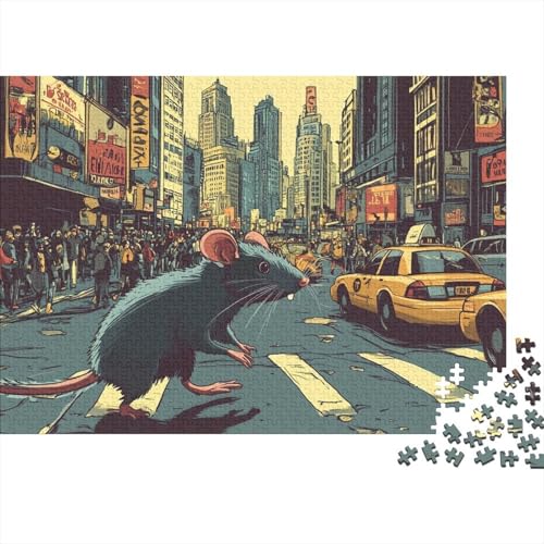 Puzzles Mit 1000 Stücken Für Erwachsene Maus Anspruchsvolles Spielzeug See Holzpuzzles Lernspiel Spielzeug Geschenk Home-Dekoration 1000pcs (75x50cm) von YYVKPMLXC