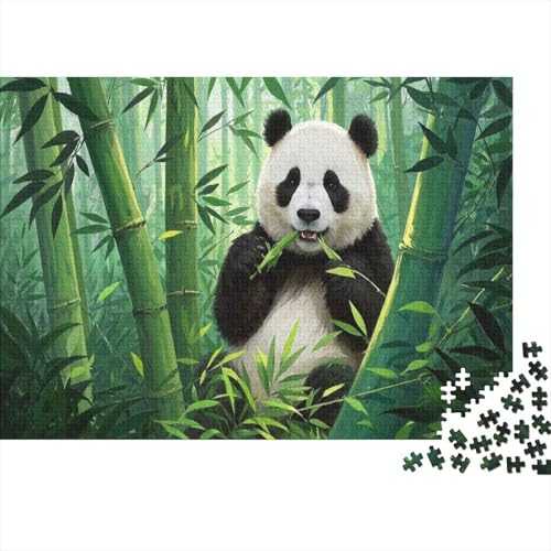 Puzzles Mit 1000 Stücken Für Erwachsene Panda Anspruchsvolles Spielzeug Bamboo Savannenlandschaft Holzpuzzles Lernspiel Spielzeug Geschenk Home-Dekoration 1000pcs (75x50cm) von YYVKPMLXC