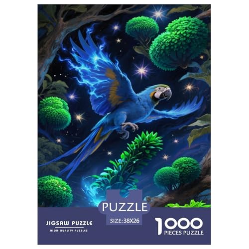 Puzzles Papagei Aus 1000 Teilen Für Erwachsene,Nacht Wald EIN Unmögliches Geschicklichkeitsspiel Intelligenz-Puzzle Home-Dekoration 38x26cm/1000pcs Puzzles Papagei Aus 1000 Teilen Für Erwachsene,Nacht Wald EIN Unmögliches Geschicklichkeitsspiel Intelligenz-Puzzle Home-Dekoration 38x26cm/1000pcs von YYVKPMLXC