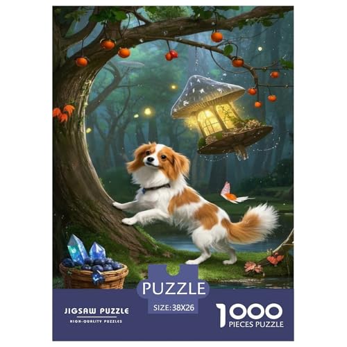 Puzzles Papillon-Welpe Aus 1000 Teilen Für Erwachsene,Fantasie-Elemente EIN Unmögliches Geschicklichkeitsspiel Familien-Puzzlespiel Home-Dekoration 38x26cm/1000pcs Puzzles Papillon-Welpe Aus 1000 Teilen Für Erwachsene,Fantasie-Elemente EIN Unmögliches Geschicklichkeitsspiel Familien-Puzzlespiel Home-Dekoration 38x26cm/1000pcs von YYVKPMLXC