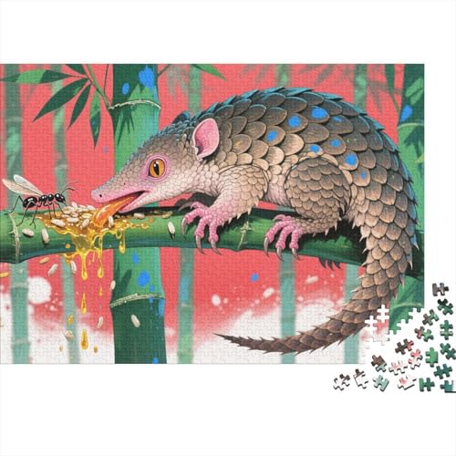 Puzzles Schuppentiere Mit 1000 Stücken Für Erwachsene,Bambuswald EIN Unmögliches Geschicklichkeitsspiel Familien-Puzzlespiel Home-Dekoration 1000pcs (75x50cm) von YYVKPMLXC