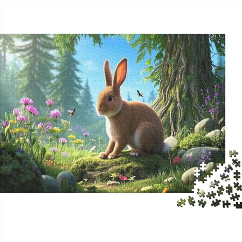 Roborovski-Zwerg-Himalaya-Hase Puzzle Aus 1000 Stücken Für Erwachsene Wüstelandschaft EIN Unmögliches Geschicklichkeitsspiel Formpuzzel Lernspiel Spielzeug Geschenk Home-Dekoration 1000pcs (75x50cm) von YYVKPMLXC