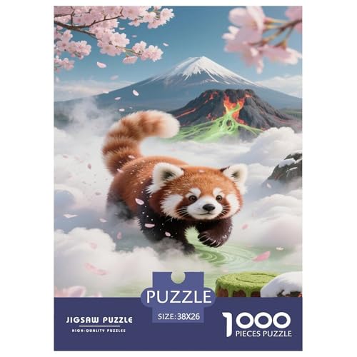 Rotpanda 1000-teilige Puzzles Für Erwachsene EIN Unmögliches Geschicklichkeitsspiel Kirschblüte Familien-Puzzlespiel Home-Dekoration 38x26cm/1000pcs Rotpanda 1000-teilige Puzzles Für Erwachsene EIN Unmögliches Geschicklichkeitsspiel Kirschblüte Familien-Puzzlespiel Home-Dekoration 38x26cm/1000pcs von YYVKPMLXC