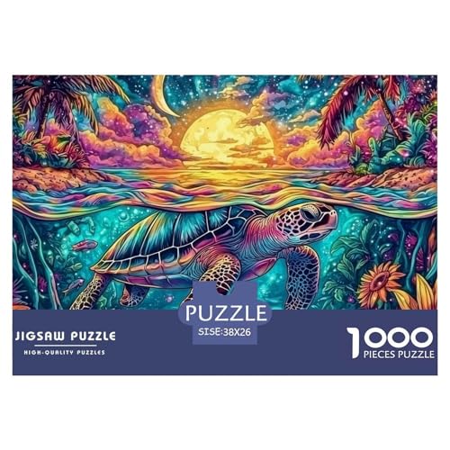 Sea Schildkröte 1000-stückiges Puzzle Für Erwachsene,Tropische Szene EIN Unmögliches Geschicklichkeitsspiel Intelligenz-Puzzle Home-Dekoration 38x26cm/1000pcs Sea Schildkröte 1000-stückiges Puzzle Für Erwachsene,Tropische Szene EIN Unmögliches Geschicklichkeitsspiel Intelligenz-Puzzle Home-Dekoration 38x26cm/1000pcs von YYVKPMLXC