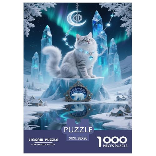 Sibirische Katze 1000-stückiges Puzzle Für Erwachsene,Ice Schloss Intelligenz-Puzzle Anspruchsvolles Spielzeug Familien-Puzzlespiel Home-Dekoration 38x26cm/1000pcs Sibirische Katze 1000-stückiges Puzzle Für Erwachsene,Ice Schloss Intelligenz-Puzzle Anspruchsvolles Spielzeug Familien-Puzzlespiel Home-Dekoration 38x26cm/1000pcs von YYVKPMLXC