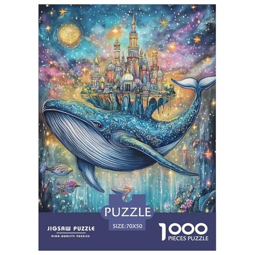 Wal 1000-teiliges Puzzle Für Erwachsene,Dreamy Schloss Herausforderungsspielzeug Intelligenz-Puzzle Lernspiel Spielzeug Home-Dekoration 70x50cm/1000pcs Wal 1000-teiliges Puzzle Für Erwachsene,Dreamy Schloss Herausforderungsspielzeug Intelligenz-Puzzle Lernspiel Spielzeug Home-Dekoration 70x50cm/1000pcs von YYVKPMLXC