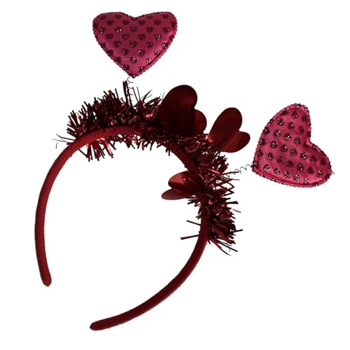 YYYHUII Valentinstag Stirnbänder Glitzer Herz Stirnband Liebe Haarreifen Urlaub Haarschmuck Party Geschenk Foto Requisiten YYYHUII Valentinstag Stirnbänder Glitzer Herz Stirnband Liebe Haarreifen Urlaub Haarschmuck Party Geschenk Foto Requisiten von YYYHUII