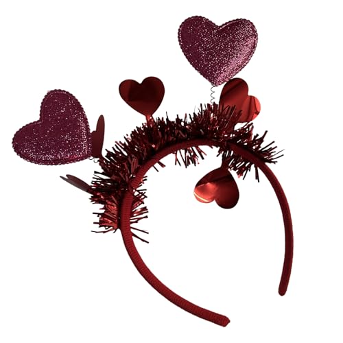 YYYHUII Valentinstag Stirnbänder Glitzer Herz Stirnband Liebe Haarreifen Urlaub Haarschmuck Party Geschenk Foto Requisiten YYYHUII Valentinstag Stirnbänder Glitzer Herz Stirnband Liebe Haarreifen Urlaub Haarschmuck Party Geschenk Foto Requisiten von YYYHUII