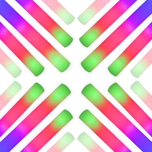 YYYuYong Mehrfarbige Leuchtstäbe, RGB-Leuchtstäbe, 30 Stück, LED-Blitz, für Geburtstagsparty-Dekorationen YYYuYong Mehrfarbige Leuchtstäbe, RGB-Leuchtstäbe, 30 Stück, LED-Blitz, für Geburtstagsparty-Dekorationen von YYYuYong