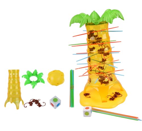 Multiplayer-Brettspiel Monkey Drop Game Monkey Kletterbaum Früherziehung Spielzeug von YYZGGLING