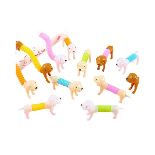Pulling and Bouncing Dogs, Amusing, Stretchable Dogs(Packung Mit 20 Zufälligen Farben) (20) von YYZGGLING