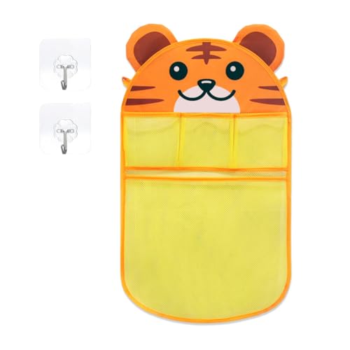 YZROHYI Badespielzeug Aufbewahrung Netz Badewannenspielzeug,Badewannennetz Baby,Spielzeugnetz Badewanne Aufhängen,Bath Toy Organizer,Cartoonform Bad Netz,Badewannen Organizer Kinder Mit 2 Haken-Tiger YZROHYI Badespielzeug Aufbewahrung Netz Badewannenspielzeug,Badewannennetz Baby,Spielzeugnetz Badewanne Aufhängen,Bath Toy Organizer,Cartoonform Bad Netz,Badewannen Organizer Kinder Mit 2 Haken-Tiger von YZROHYI