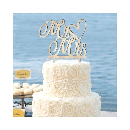 YZROHYI Topper Hochzeitstorte,Mr Und Mrs Tortenstecker Holz,Cake Topper Hochzeit Tortenaufleger,Tortenstecker Just Married,Kuchendekoration,Tortendeko Hochzeit,Kuchen Topper Holz für Jubiläum YZROHYI Topper Hochzeitstorte,Mr Und Mrs Tortenstecker Holz,Cake Topper Hochzeit Tortenaufleger,Tortenstecker Just Married,Kuchendekoration,Tortendeko Hochzeit,Kuchen Topper Holz für Jubiläum von YZROHYI