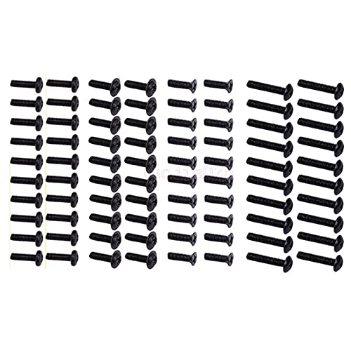 YZSM RC-Autozubehör 80 Stück HSP 1/10 Schrauben Upgrade Erforderlich (02092.02096.02097.08024)(02081.02082.02083.02087) Für 94123 94111 94170 94107 (Color : XWLS-8OPC) von YZSM