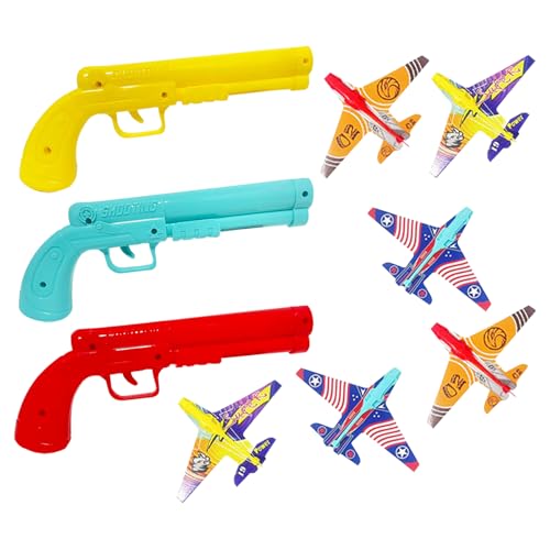YZZT 3-Teespielzeugstarten, 6 Flugzeuge! Glider, Flugzeugstarter, kostenlose Stickers, lustiges Outdoor-Spiel - für Kinder ab 4 Jahren YZZT 3-Teespielzeugstarten, 6 Flugzeuge! Glider, Flugzeugstarter, kostenlose Stickers, lustiges Outdoor-Spiel - für Kinder ab 4 Jahren von YZZT