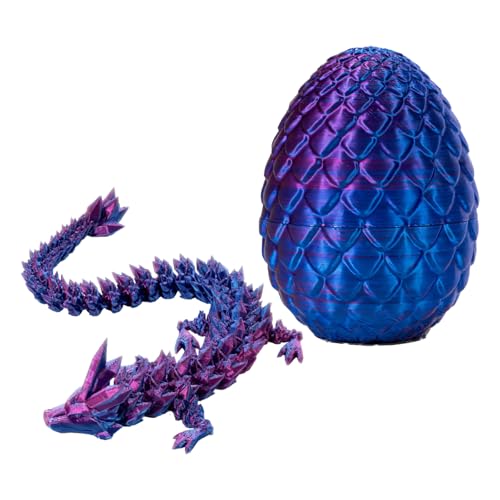 YZZT 3D-gedruckte Dracheneier, Drachenei, Fidget-Spielzeug, 3D-beweglicher Edelstein, Kristall, Drago-Eier mit Drago im Inneren, Ostereier, Schreibtischspielzeug, Heimbüro-Dekor YZZT 3D-gedruckte Dracheneier, Drachenei, Fidget-Spielzeug, 3D-beweglicher Edelstein, Kristall, Drago-Eier mit Drago im Inneren, Ostereier, Schreibtischspielzeug, Heimbüro-Dekor von YZZT