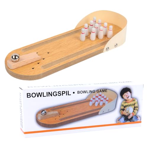 YZZT Tisch-Mini-Bowling-Spiele, Holz-Mini-Bowling-Spielzeug, Holz-Arcade-Bowling, Bowling-Brettspiele, Stressabbau-Fingerspielzeug, Schreibtisch-Gadgets, Aktivität Fingerspielzeug, Alter 5+ YZZT Tisch-Mini-Bowling-Spiele, Holz-Mini-Bowling-Spielzeug, Holz-Arcade-Bowling, Bowling-Brettspiele, Stressabbau-Fingerspielzeug, Schreibtisch-Gadgets, Aktivität Fingerspielzeug, Alter 5+ von YZZT