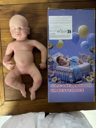 YaLuoQian GanzköRper Reborn Baby Die schlafende Puppe Doll von YaLuoQian