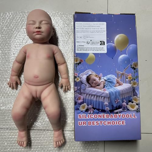 YaLuoQian GanzköRper Reborn Baby Die schlafende Puppe Doll von YaLuoQian